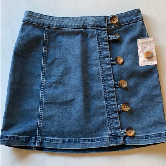 Free People Dresses & Skirts - Free People Jean Skirt
